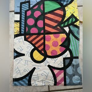 Romero Britto Placemat design table cloth logo